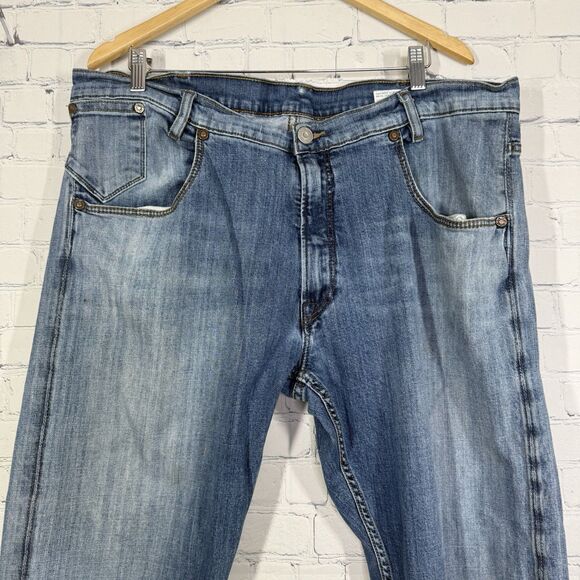 Levis 969 Jeans Men’s Size 42x32 Medium Washed Loose Straight Fit Western - Picture 5 of 16